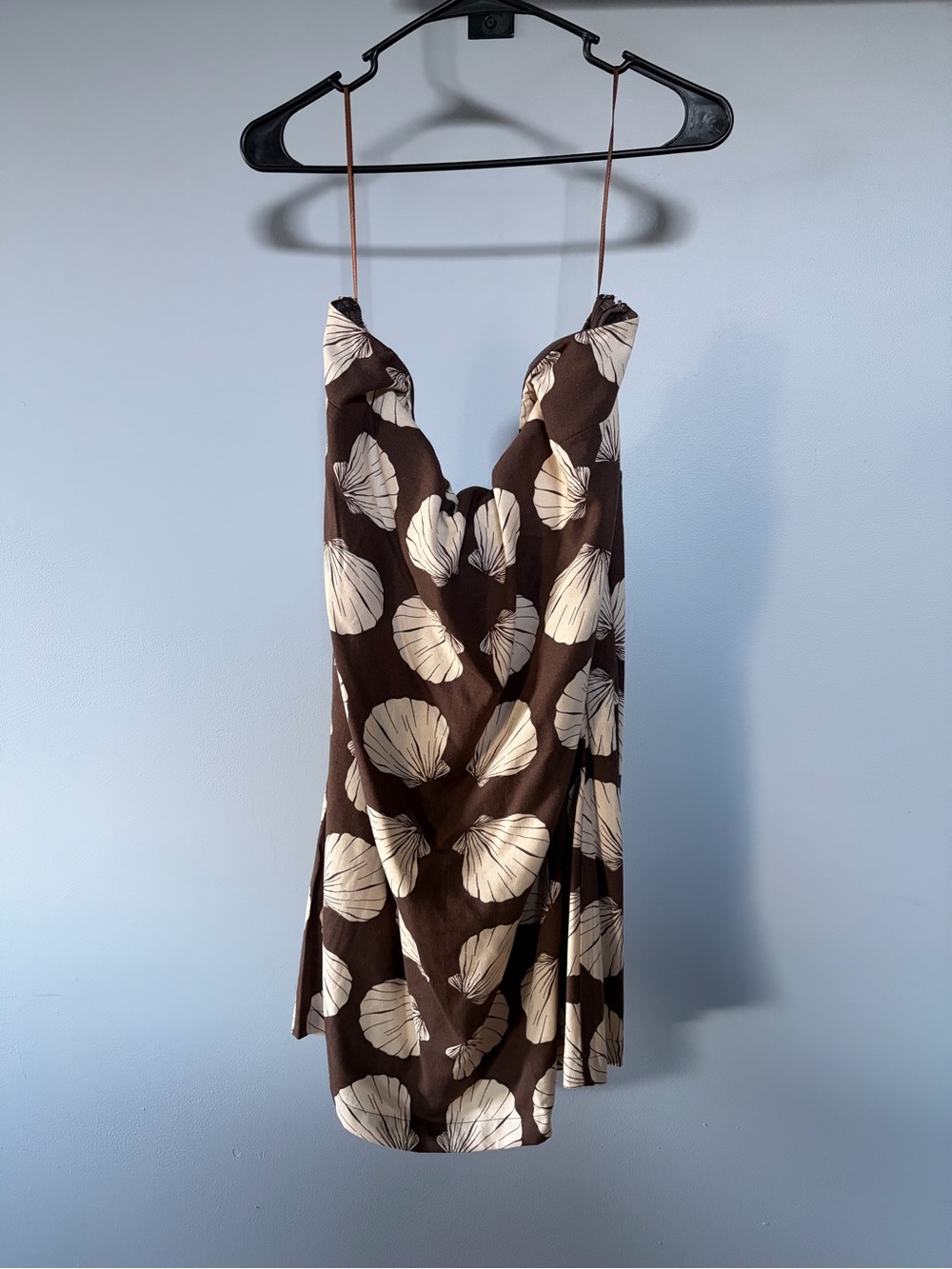 Altar'd State Strapless Shell Mini Dress